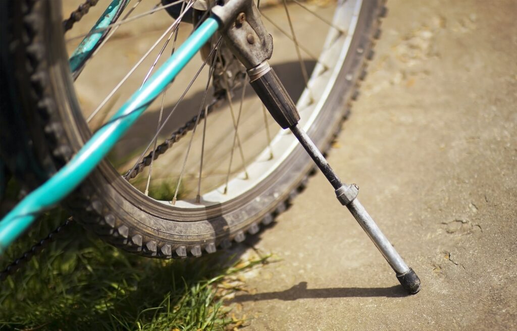 Old bicycle detail